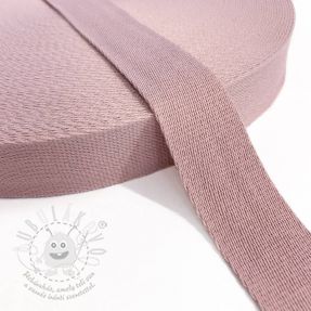 Popruh bavlna 4 cm old pink