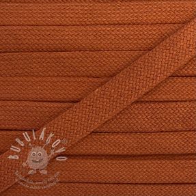 Bavlnená šnůra plochá 13 mm dark orange