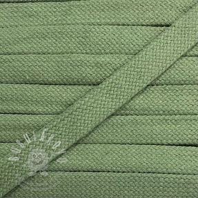 Bavlnená šnůra plochá 13 mm dark old green