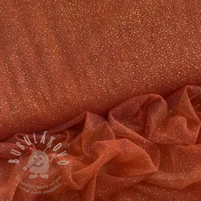 Tyl na TUTU ROYAL SPARKLE rust gold