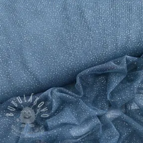 Tyl na TUTU ROYAL SPARKLE jeans silver
