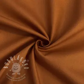 Bavlněný popelín cognac