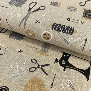 Dekorační látka Linenlook Sewing atelier