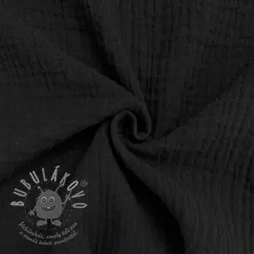 Dvojitá gázovina/mušelín black