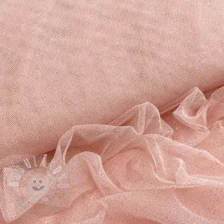 Tyl na TUTU ROYAL SPARKLE rose gold