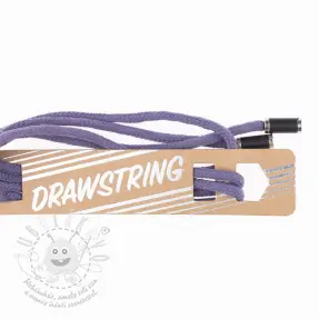 Šňůrka do kapuce s koncovkami 115 cm HEAD3 lavender