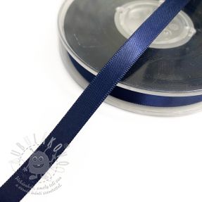 Saténová stuha oboustranná 9 mm dark blue