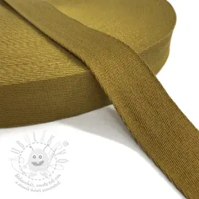 Popruh bavlna 4 cm golden brown