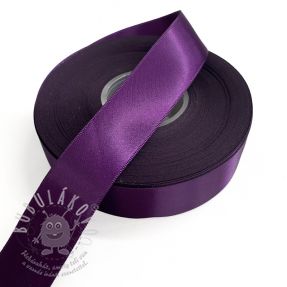Saténová stuha oboustranná 25 mm purple
