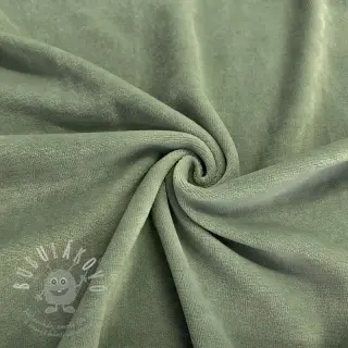 Kojenecký plyš moss green