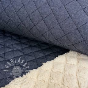 Prošev Teddy denim indigo