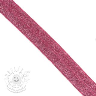 Lemovací guma glitter 20 mm fuchsia