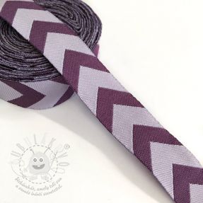 Stuha Chevron purple