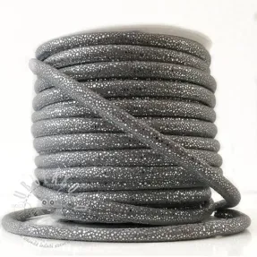 Semišová šňůra Luxe grey