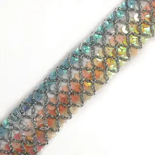Stuha Sequin MULTI rose