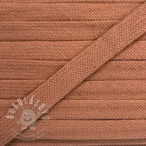 Bavlnená šnůra plochá 13 mm salmon