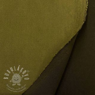 Semiš stretch army green