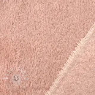Umělá kožešina LUREX SILVER rose