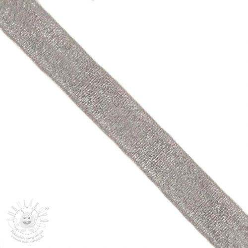 Lemovací guma glitter 20 mm grey