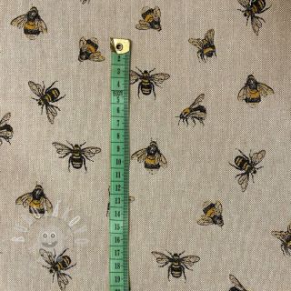 Dekorační látka Linenlook premium Bumblebees