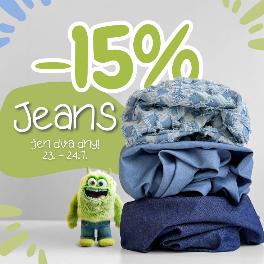 jeans 15 cz