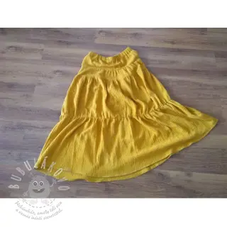 Dvojitá gázovina/mušelín ochre ORGANIC
