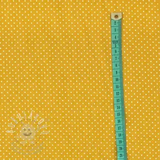Bavlněná látka Petit dots ochre