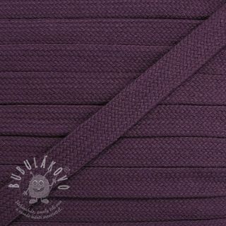 Bavlnená šnůra plochá 17 mm violet