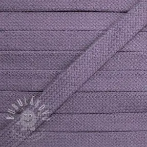 Bavlnená šnůra plochá 13 mm lavender