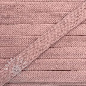 Bavlnená šnůra plochá 13 mm washed pink