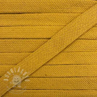 Bavlnená šnůra plochá 13 mm ochre