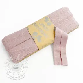 Lemovací guma viskóza - 3 m washed pink