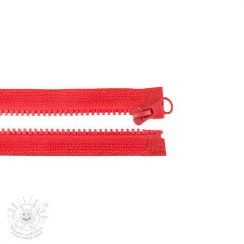 Levně Zip dělitelný 65 cm red