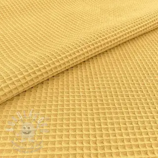 Bavlna s vaflovou vazbou soft yellow