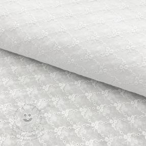 Madeira embroidery Carol white