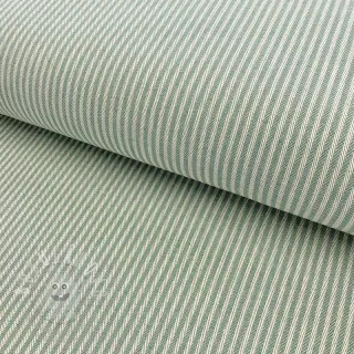 Dekorační látka DOBBY Colored stripe soft green