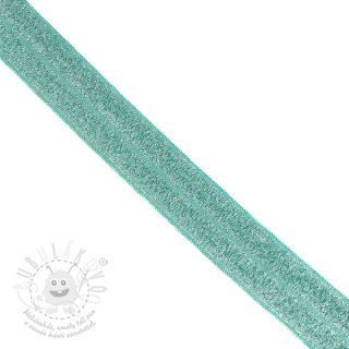 Lemovací guma glitter 20 mm dark mint