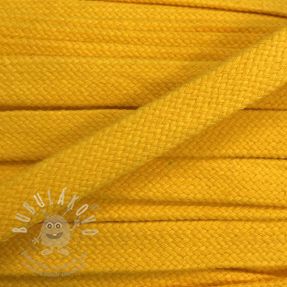 Bavlnená šnůra plochá 15 mm yellow