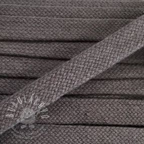 Bavlnená šnůra plochá 15 mm dark grey