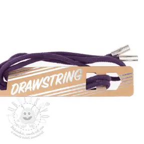 Šňůrka do kapuce s koncovkami 115 cm HEAD2 violet