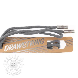 Šňůrka do kapuce s koncovkami 115 cm HEAD2 middle grey
