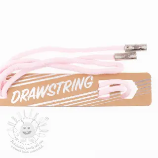 Šňůrka do kapuce s koncovkami 115 cm HEAD2 light pink