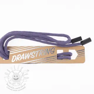 Šňůrka do kapuce s koncovkami 115 cm HEAD1 lavender