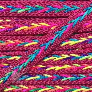 Šňůra pletená NEON fuchsia
