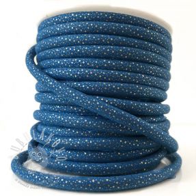 Semišová šňůra Luxe blue