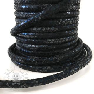 Šňůra umělá kůže Snake black