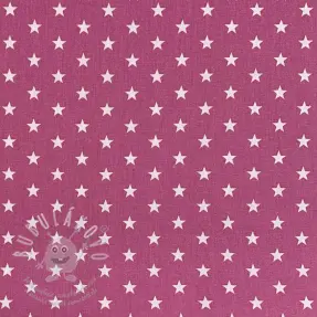 Bavlněná látka Petit stars mauve