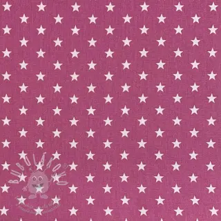 Bavlněná látka Petit stars mauve