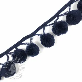 Lemovací bambulka MEGA dark blue