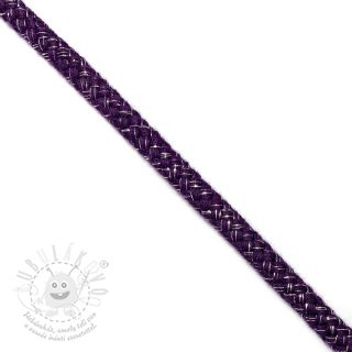 Šnůra Lurex 10 mm purple
